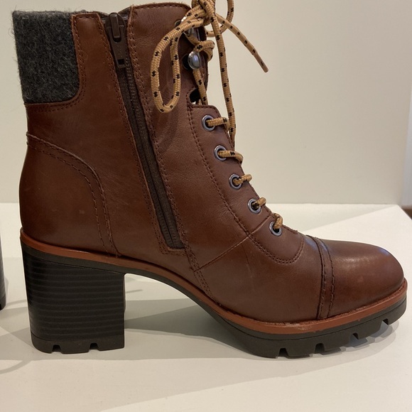 NWOB Naturalizer Callie Chocolate Brown Leather Bootie. Size 8M. - Picture 8 of 10